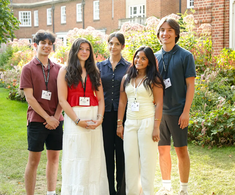 Students at St Hugh's College during the pre college summer program