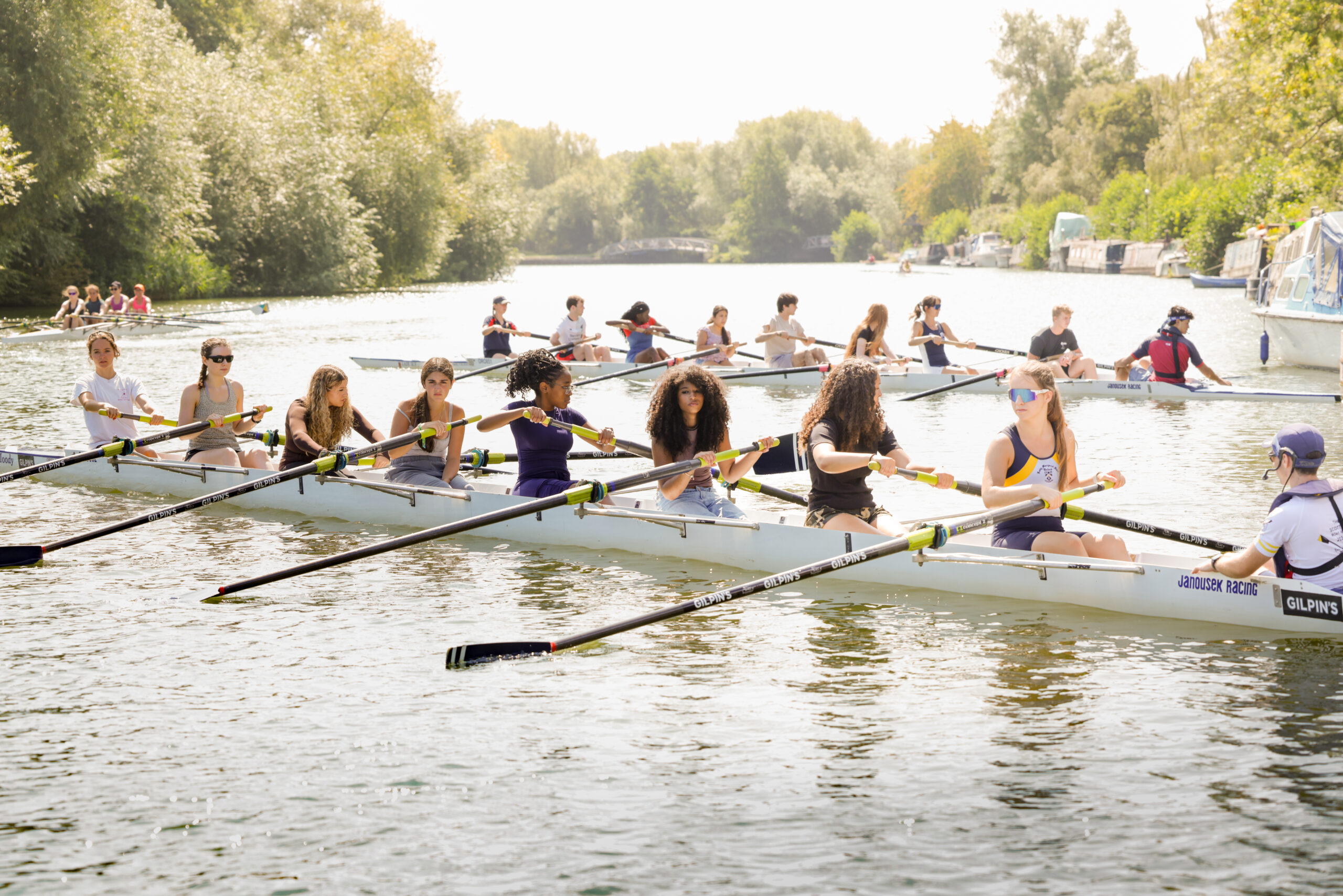 Rowing on the Thames